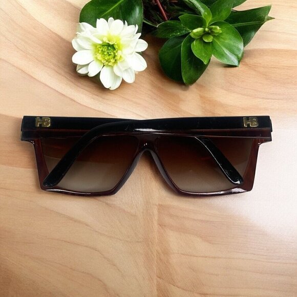 Harve Benard Sunglasses 401 Brown Frames Brown Gradient Lenses Made in Italy main image 6